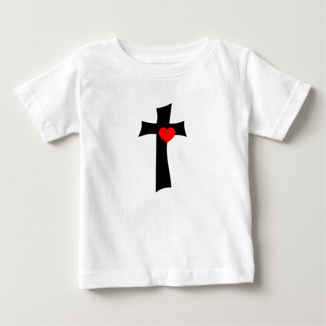 Baby T-Shirt Valentindagen (Framsida)