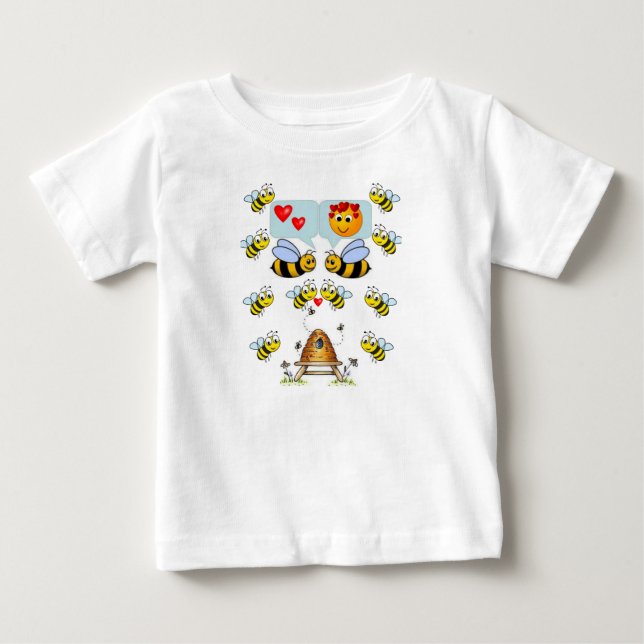 Baby T-Shirt Valentindagen (Framsida)