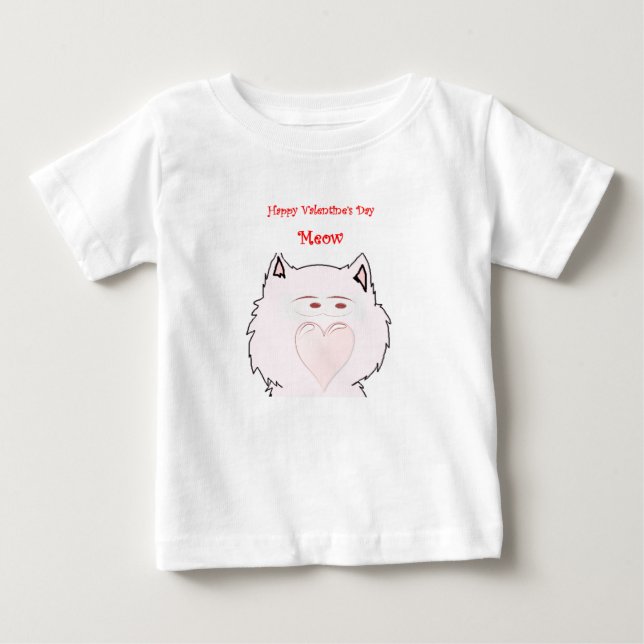 Baby T-Shirt Valentindagen (Framsida)