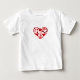 Baby T-Shirt-Valentine Hearts Tröja