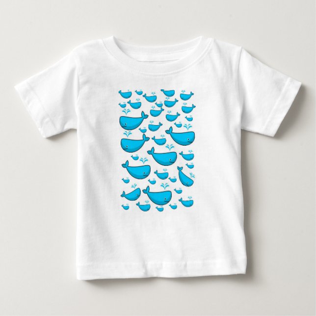 Baby T-Shirt Whale (Framsida)