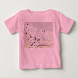Baby T-Shirt White Stallion