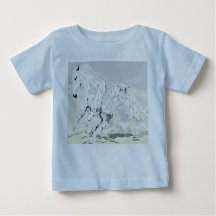 Baby T-Shirt White Stallion