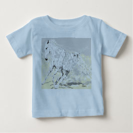 Baby T-Shirt White Stallion