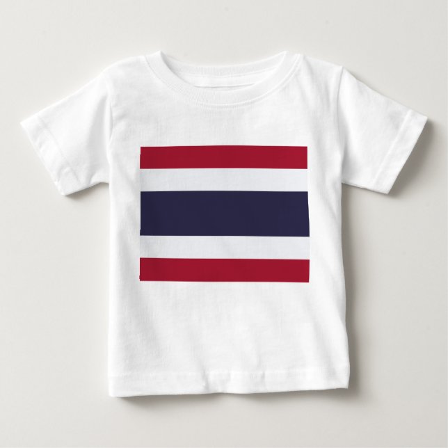 Baby T-Shirt with Flag of Thailand (Framsida)