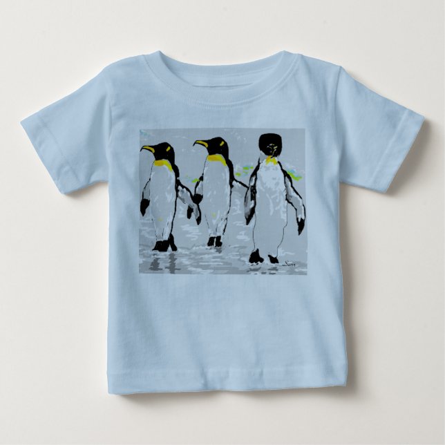 Baby T-Shirts Penguins (Framsida)