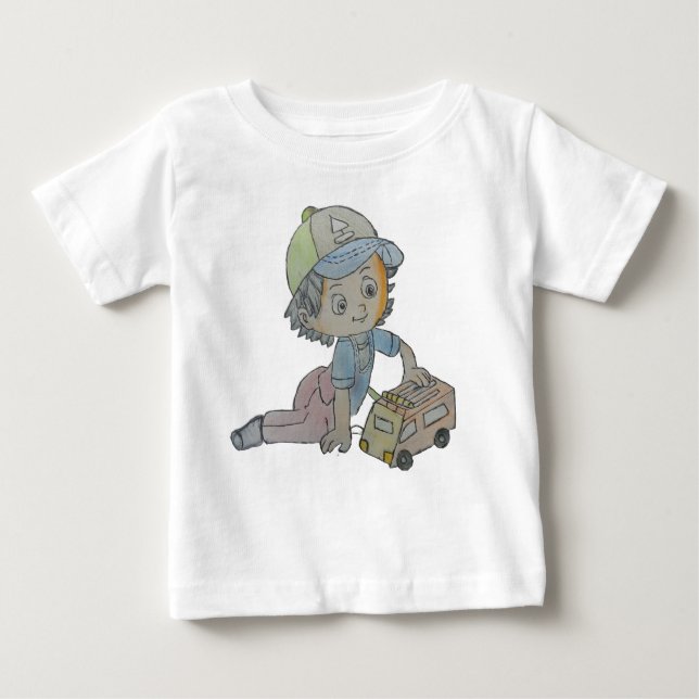Baby T-Shirts: Utforska Teckning tryckt T Shirt (Framsida)
