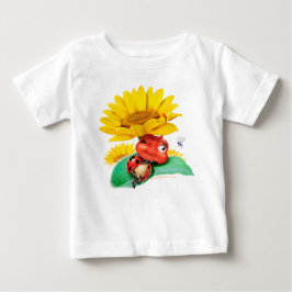 Baby T-skjorta Sömnig Ladybug/Sömnig Ladybird T Shirt