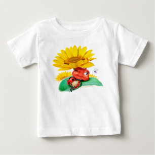 Baby T-skjorta Sömnig Ladybug/Sömnig Ladybird T Shirt