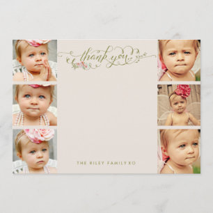 Baby Tack 6 - Flata foto-Ram-kort Kort