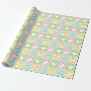 Baby täcke som slår in papper presentpapper
