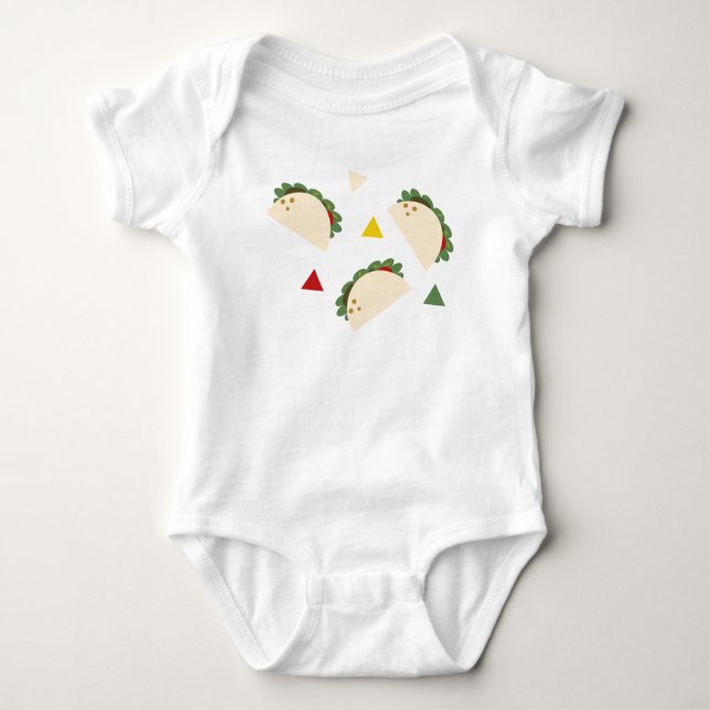 Baby Taco Party Personlig Fiesta Tacos T Shirt (Framsida)