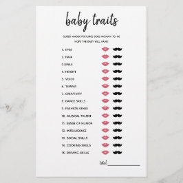 Baby-tåg - minimalistiskt babyvisningsspel