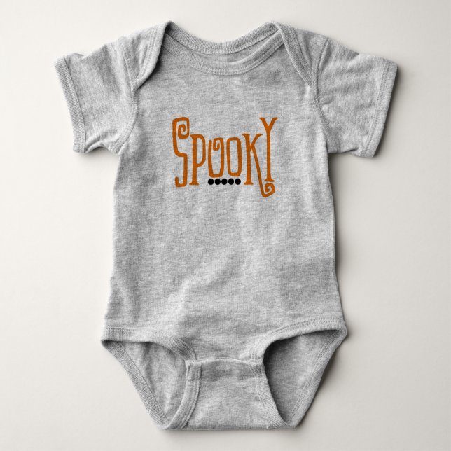 Baby-taloky Halloween-design T Shirt (Framsida)