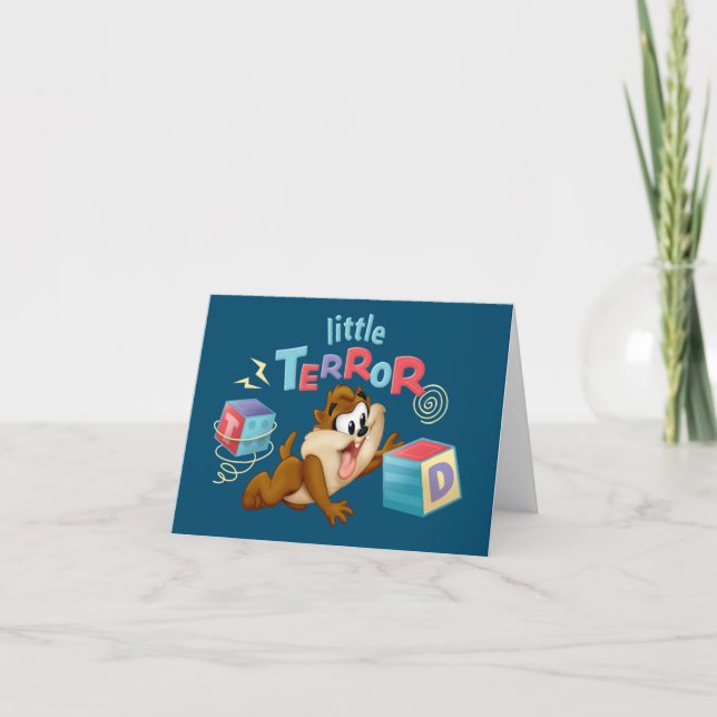 Baby TAZ™ | Little Terror Anteckningskort (Framsida)