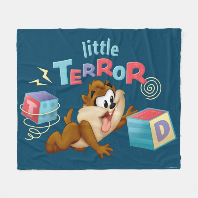Baby Taz | Little Terror Fleecefilt (Framsidan (Horisontell))