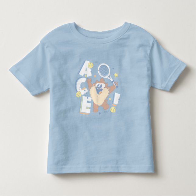 Baby TAZ™ Tennis Ace! T Shirt (Framsida)