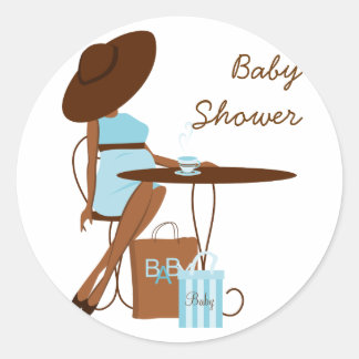 Baby Tea Runt Klistermärke