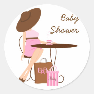 Baby Tea Runt Klistermärke