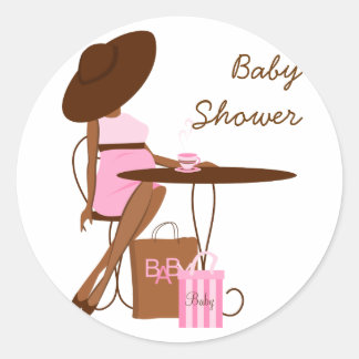 Baby Tea Runt Klistermärke