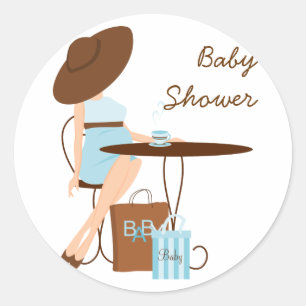 Baby Tea Runt Klistermärke