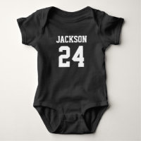 Baby Team Jersey Number och Monogram