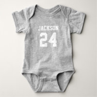 Baby Team Jersey Number och Monogram