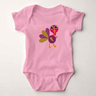Baby tecknad Turkiet för Bodysuit för Tee