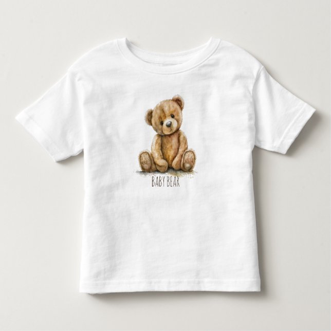 Baby Teddybjörn T Shirt (Framsida)