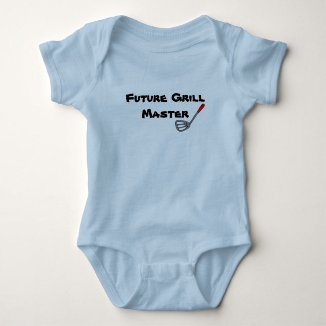 Baby Tee - "Future Grill Master" Shirt (Framsida)