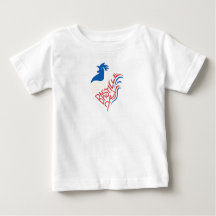 Baby Tee med Fransk-Firande-design
