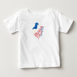 Baby Tee med Fransk-Firande-design