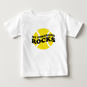 Baby tennisoutfit med söt slogan som säger t-shirt