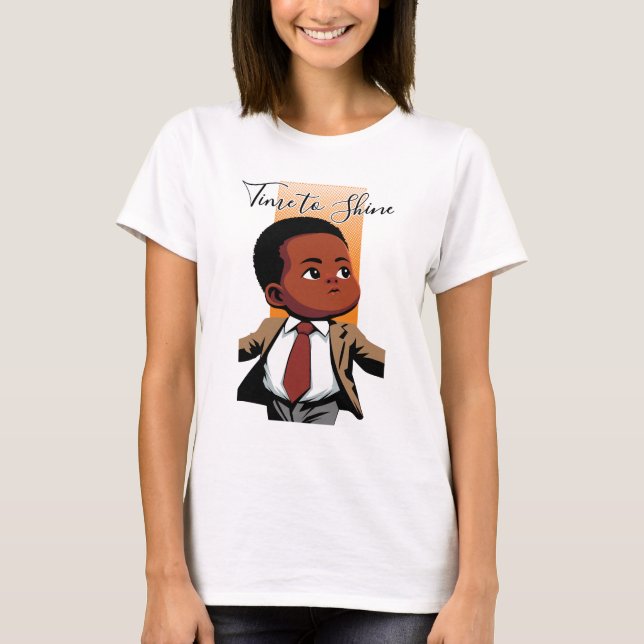 baby tid att skina t shirt (Framsida)