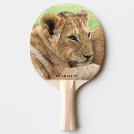 Baby Tiger anpassningsbar monogram ping pong paddl Pingisracket