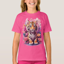 Baby Tiger Blommigt