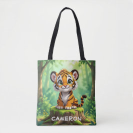 Baby Tiger | Cute Cartoon Kid's Nursery Art Tygkasse