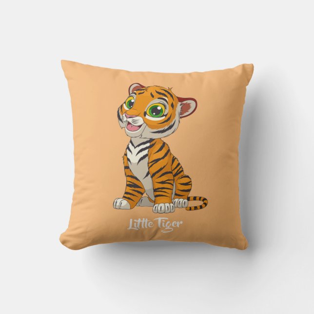 Baby Tiger Design Dekorativ kudde (Framsida)
