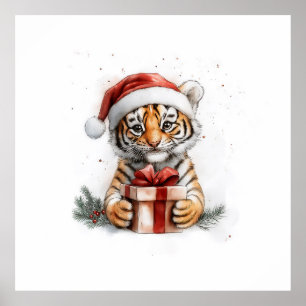 Baby Tiger från , juvelserien Poster