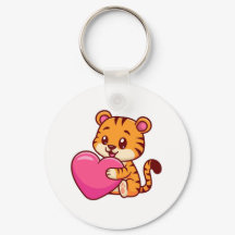 Baby Tiger Hugga ett hjärta