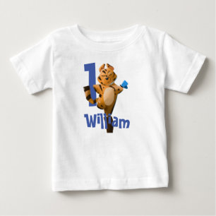 Baby Tiger Play First Birthday T Shirt