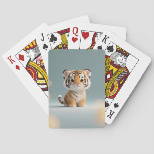 Baby Tiger Porträtt Casinokort