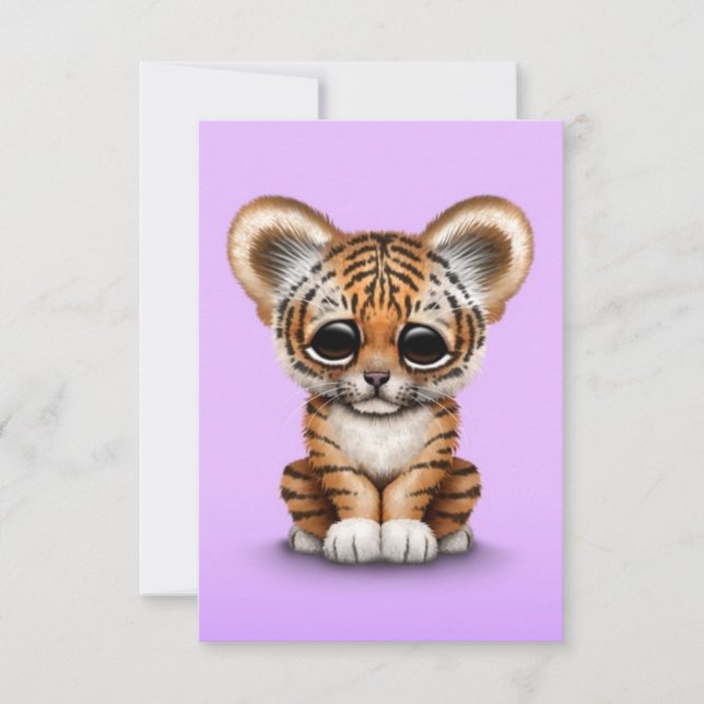 Baby Tiger Unge om Lila (Framsida)