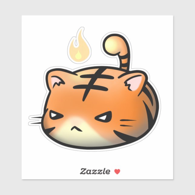 Baby Tiger Vinyl Sticker Klistermärken (Ark)