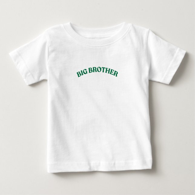 Baby Tillkännagivande Storebror T Shirt, Förväntar T Shirt (Framsida)