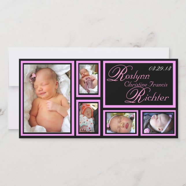 Baby-tillkännagivandet - Rosa Meddelande (Framsida)