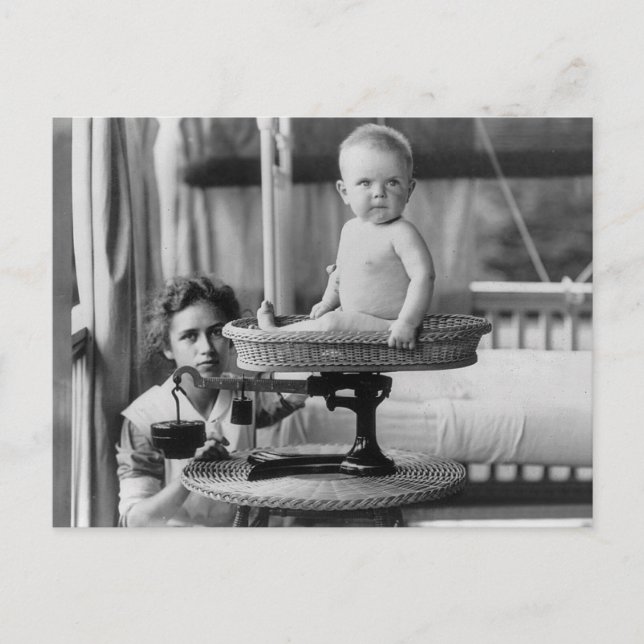 Baby Tjock, 1912 Vykort (Framsida)