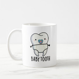 Baby Tooth Cute Teeth Pun Kaffemugg
