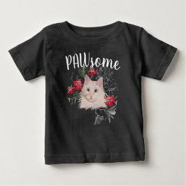 Baby top T-shirt tass-some cat