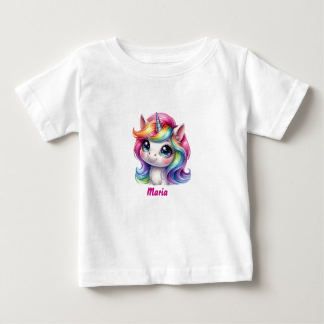 Baby Toppar & T-Shirts gullunicorn (Framsida)